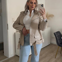 Nina | Klassische Lederjacke für Damen, edel & vielseitig