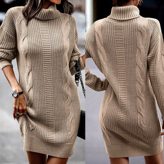 Jaliany | Strickkleid mit langen Ärmeln