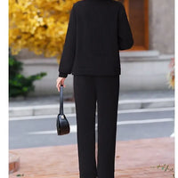 Qelina | Samtiger Damenanzug