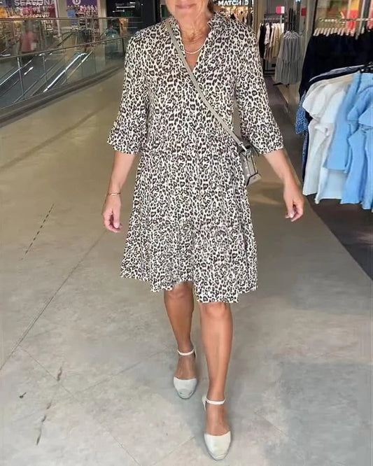 Amberlie | Kleid mit Leopardenmuster