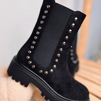 Jasmien | Stiefeletten in Taupe