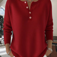 Leilani | Klassische Strickjacke mit Knöpfen und langen Ärmeln