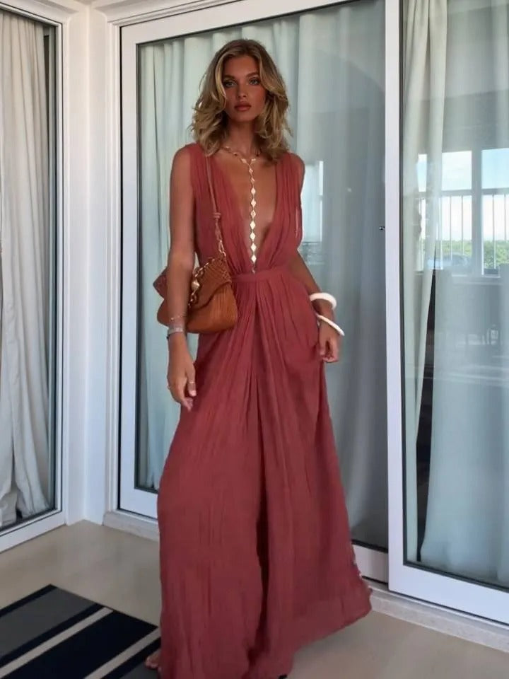 Juliana™ | Stylischer Jumpsuit mit V-Ausschnitt für Damen