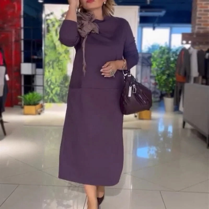 Avery | Modisches Damenkleid mit klassischem Kragen