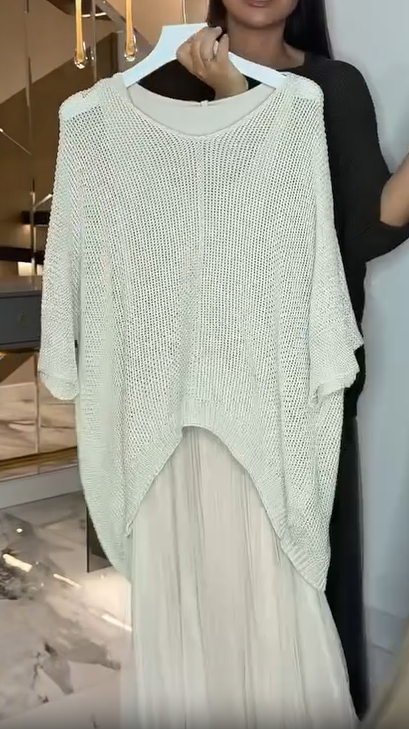 Shalyn | Set aus Mesh-Jumpsuit und Top