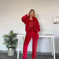 Ellie | Bequemes 3-teiliges Damen-Sportanzugset – stylisch & funktional