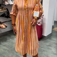 Nilanie | Gestreiftes Sommerkleid für den Urlaub