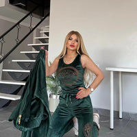 Ellie | Bequemes 3-teiliges Damen-Sportanzugset – stylisch & funktional