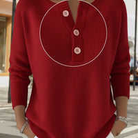 Leilani | Klassische Strickjacke mit Knöpfen und langen Ärmeln