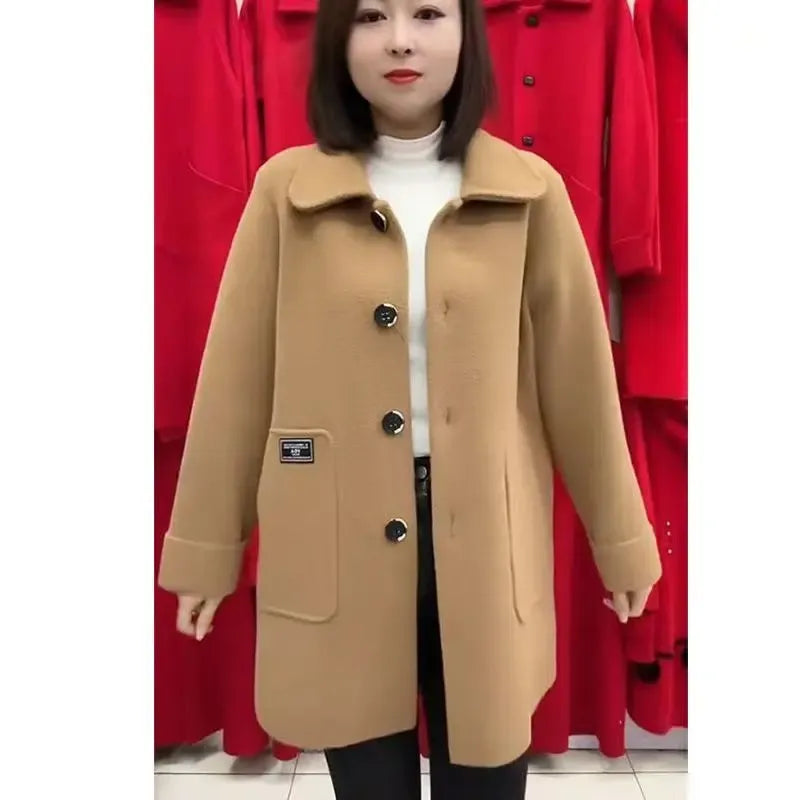 Ezaly | Wendbarer Damen-Wollmantel