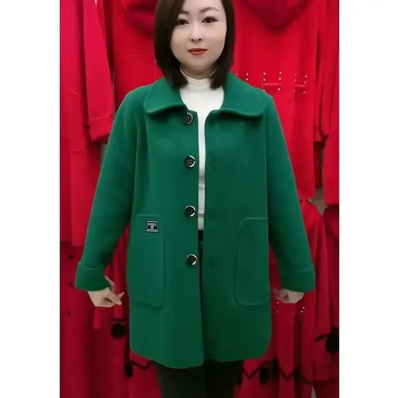 Ezaly | Wendbarer Damen-Wollmantel