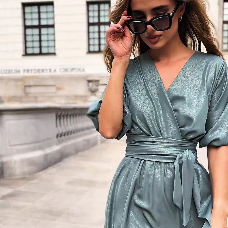 Nizza | Ausgestelltes Glitzerkleid