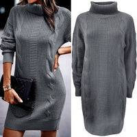 Jaliany | Strickkleid mit langen Ärmeln