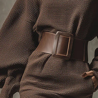 Mecha | Kurzes Netzkleid mit Gürtel