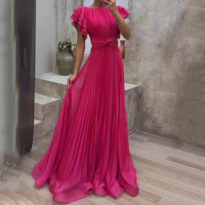 Veronica | Abendkleid für Damen, plissiert & elegant