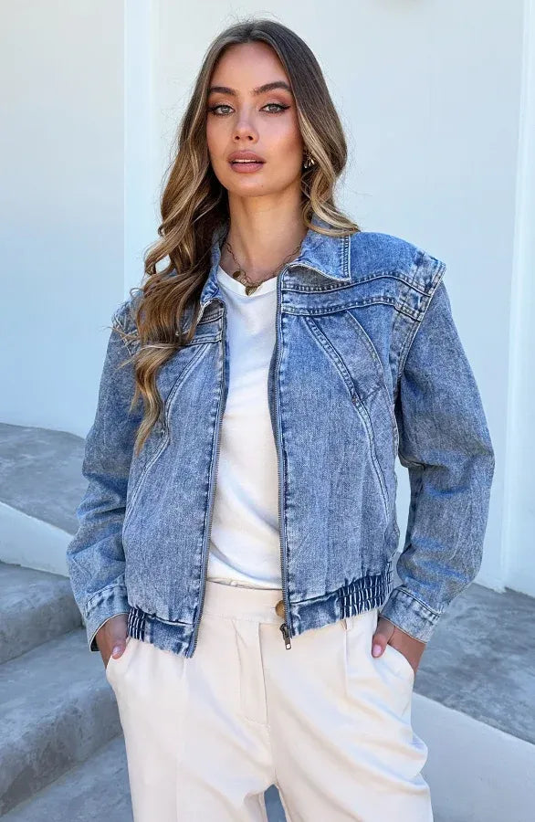 Elianna™ | Stylische Jeansjacke für Alltag und Freizeit