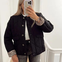 Namie | Elegante Jacke mit Leopardenmuster