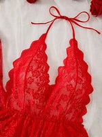 Kelene | Damen-Spitzen-Nachtset