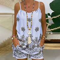 Bernice | Spaghetti-Träger-Shirt und Shorts