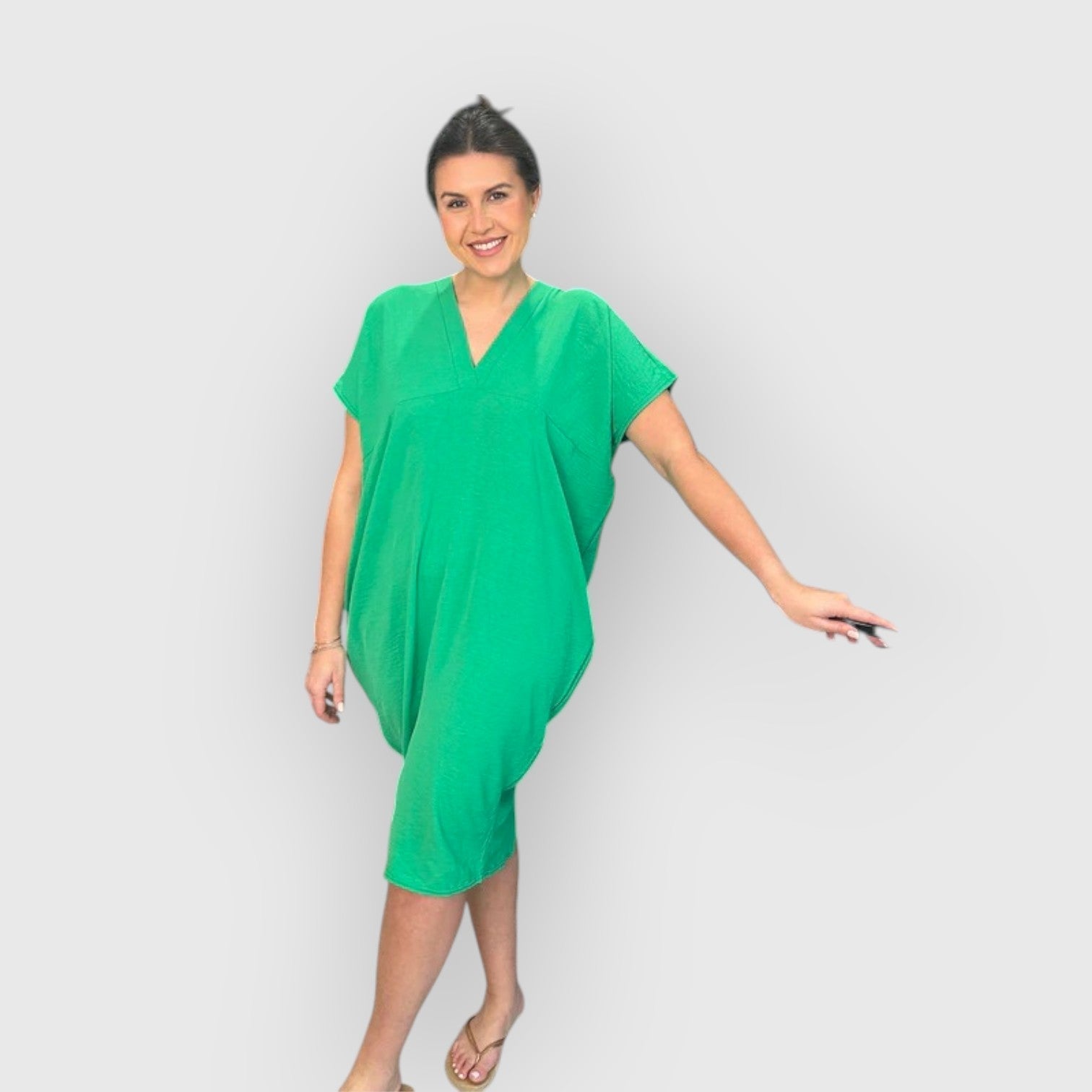 Mirona | Maxikleid mit V-Ausschnitt