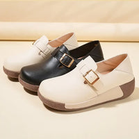 Ciara | Damen-Lederschuhe mit dicker Sohle