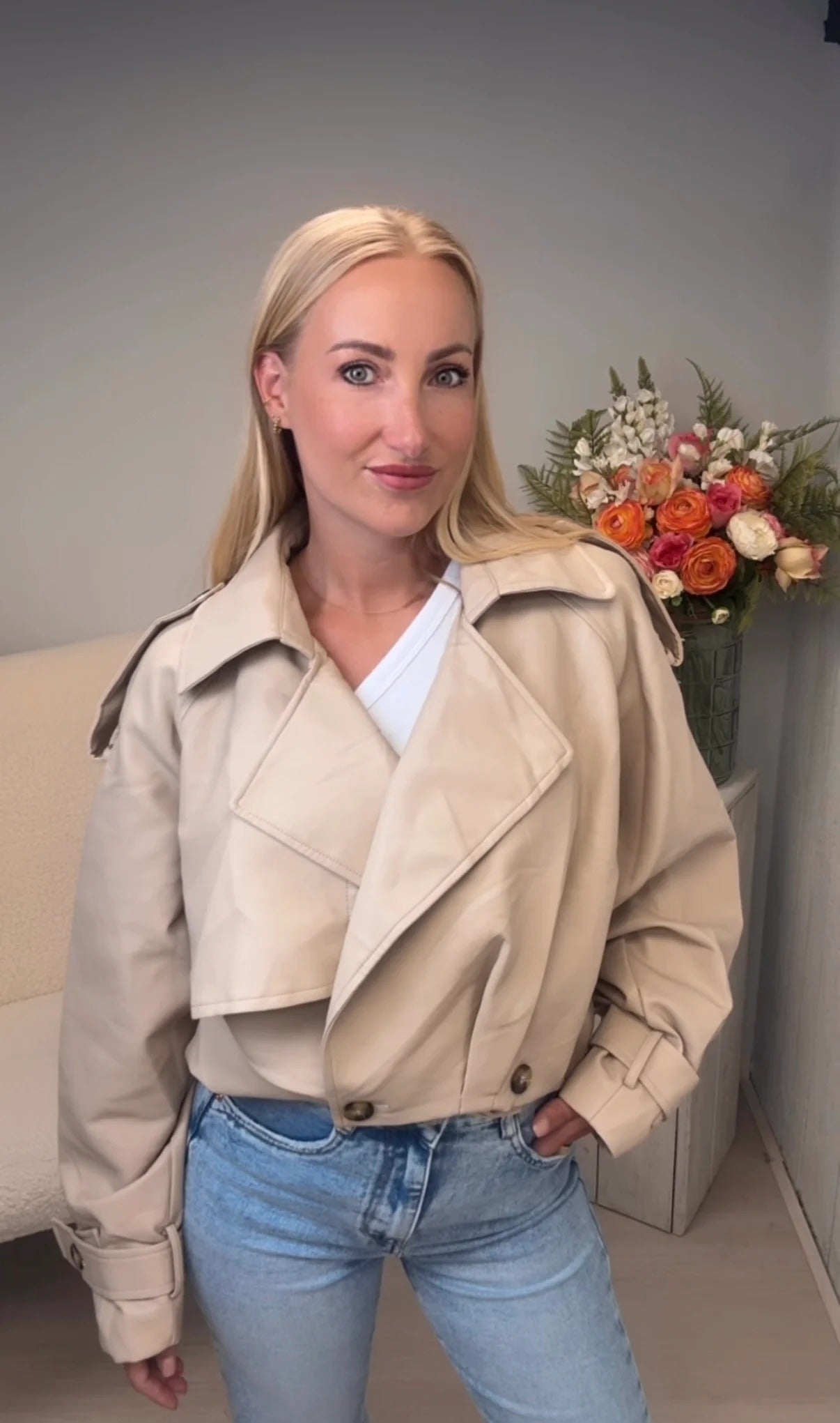 Leila™ | Femininer Trenchcoat im modernen Schnitt