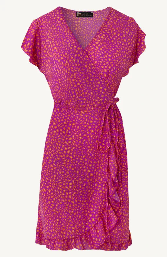 Brianna | feminines Wickelkleid mit Leopardenmuster