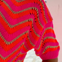 Blossom | femininer Zickzack-Pullover für den Alltag