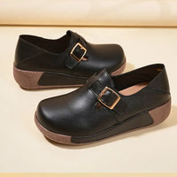 Ciara | Damen-Lederschuhe mit dicker Sohle