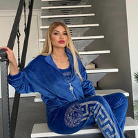 Ellie | Bequemes 3-teiliges Damen-Sportanzugset – stylisch & funktional