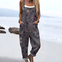 Eliana | femininer Vintage-Overall mit Blumendesign