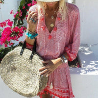 River | Boho-Kleid mit Quasten