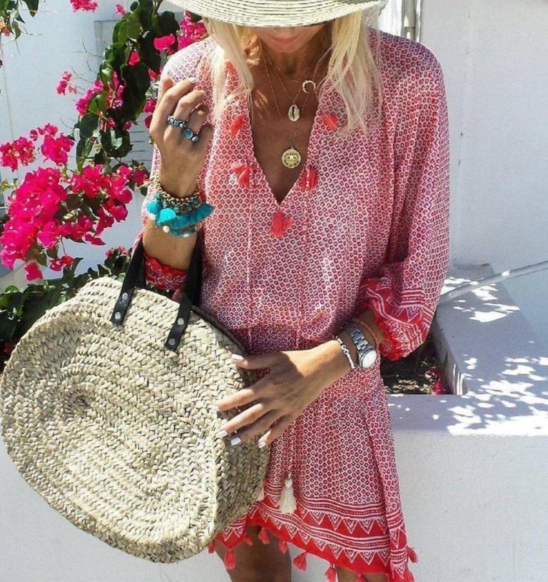 River | Boho-Kleid mit Quasten