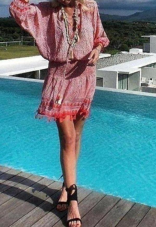 River | Boho-Kleid mit Quasten