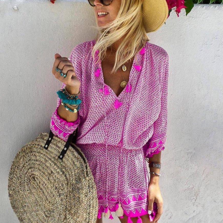 River | Boho-Kleid mit Quasten