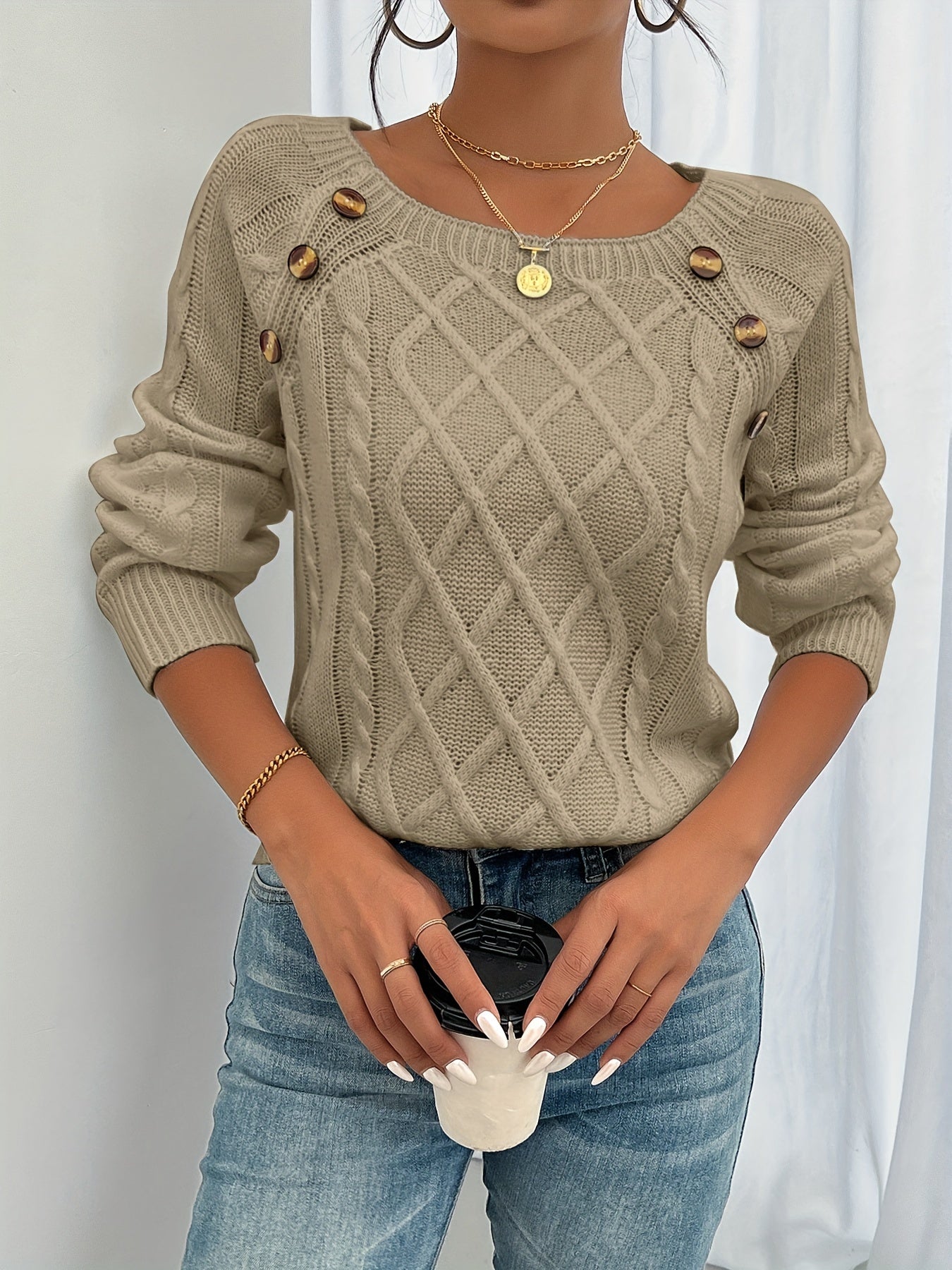 Camille™ | Zeitloser Damenpullover mit legerem Look