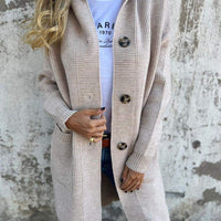 Criselda | Stilvoller langer Strickcardigan