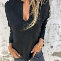 Lyra - V-Ausschnitt Top Med Long