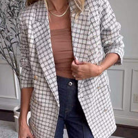 Laura | Modisches Blazer im Karodesign