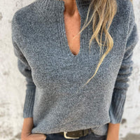 Lyra - V-Ausschnitt Top Med Long