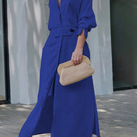 Jiana | Wickelkleid mit Kragen