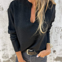 Lyra - V-Ausschnitt Top Med Long