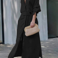 Jiana | Wickelkleid mit Kragen