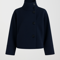 Elsbeth | Modischer Kurzer Mantel mit elegantem Kragen