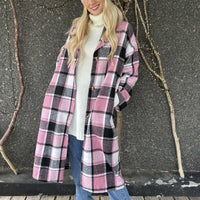 Karolyn | Kariertes Viskose-Hemdkleid