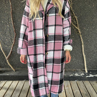 Karolyn | Kariertes Viskose-Hemdkleid