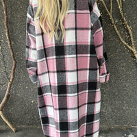 Karolyn | Kariertes Viskose-Hemdkleid