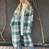 Karolyn | Kariertes Viskose-Hemdkleid