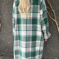 Karolyn | Kariertes Viskose-Hemdkleid