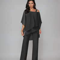 Angie | lässiges zweiteiliges Set, kombiniert im Lagen-Look.